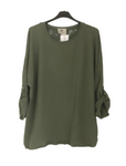 Top Lace  Armygrön