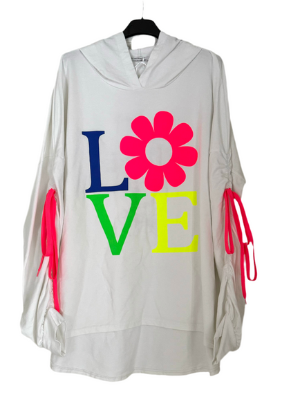 Hoodie Love  2 FÄRGER 🌸