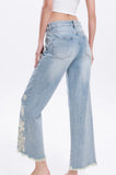 Jeans Flower Broderi   MELLY&CO  I LAGER V.10‼️