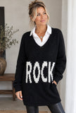 Stickad tröja  ROCK