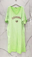 T-shirt klänning BOHEME 5 Färger 🌸