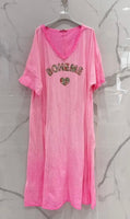 T-shirt klänning BOHEME 5 Färger 🌸