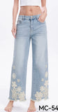 Jeans Flower Broderi   MELLY&CO  I LAGER V.10‼️