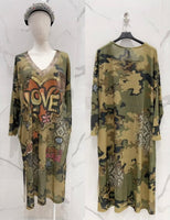 Klänning LOVE CAMO