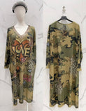 Klänning LOVE CAMO
