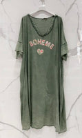 T-shirt klänning BOHEME 5 Färger 🌸