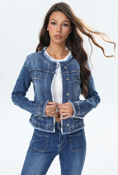 Jeansjacka 💙 1 ST KVAR I STL M ‼️