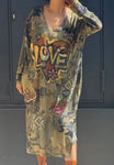 Klänning LOVE CAMO