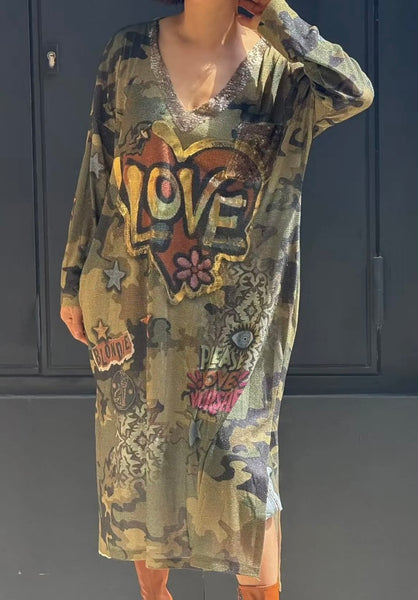 Klänning LOVE CAMO