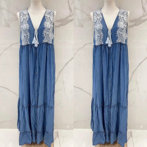 Jeansklänning Lace 💙