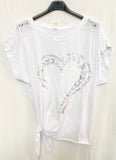 T-shirt Lace Heart  3 färger 🌸