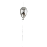 Glas ballong Silver 15 cm