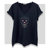 T-shirt Skull Broderi 🖤