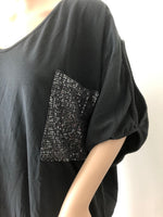 T-Shirt med fransar OVERSIZE 🖤