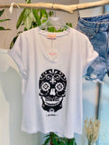 T-Shirt Skull   FÅ KVAR 🌺